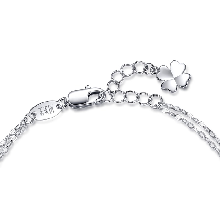 950 Platinum Bracelet | Chow Sang Sang Jewellery | Love Decode | 54284B - 5