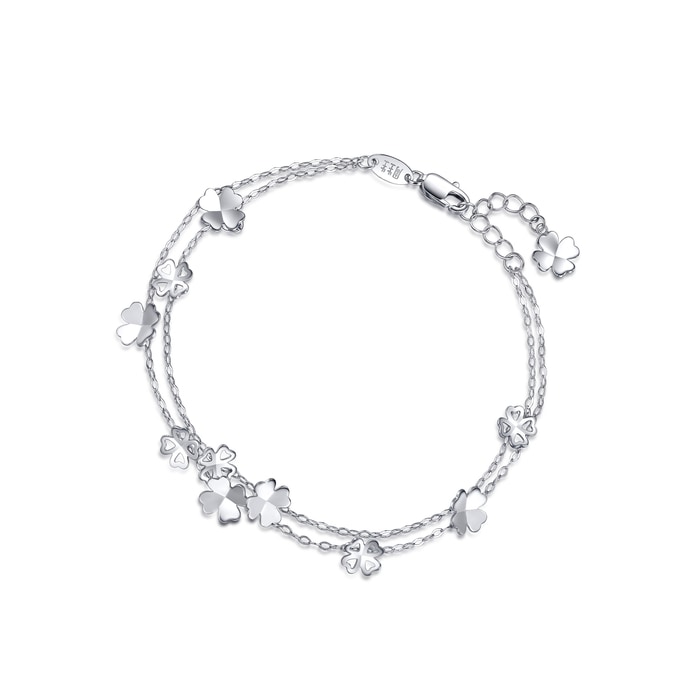 950 Platinum Bracelet | Chow Sang Sang Jewellery | Love Decode | 54284B - 1