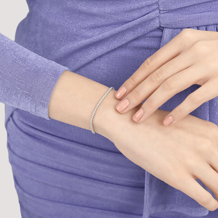 18K White Gold Bracelet | Chow Sang Sang Jewellery | Diamond Symphony | 71751B - 2