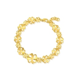 「花悅連理」999.9黃金手鍊