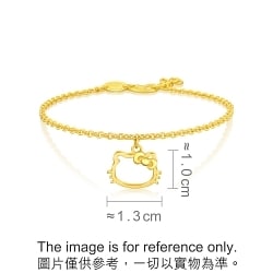 Hello kitty gold on sale bracelet