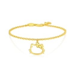 「Hello Kitty」999.9黃金手鍊