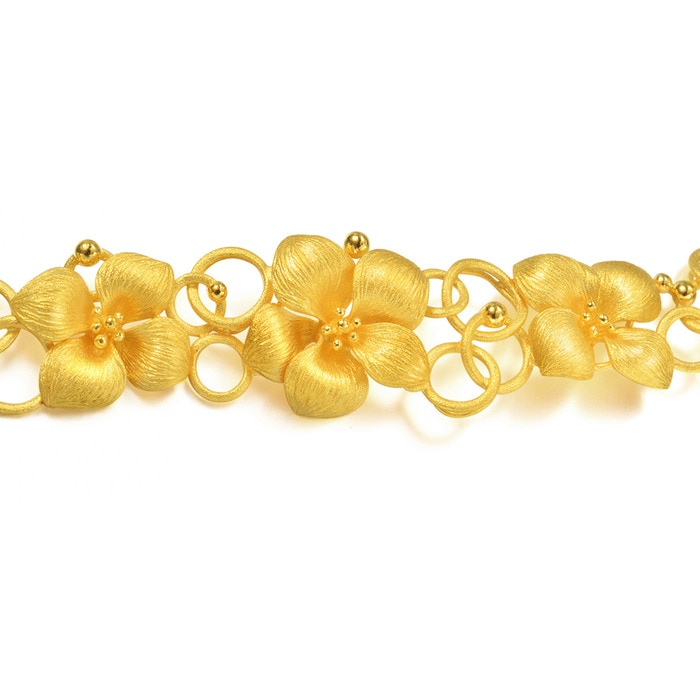 999.9黃金 手鍊 | 周生生珠寶 | 生生有囍 | 84306B - 4