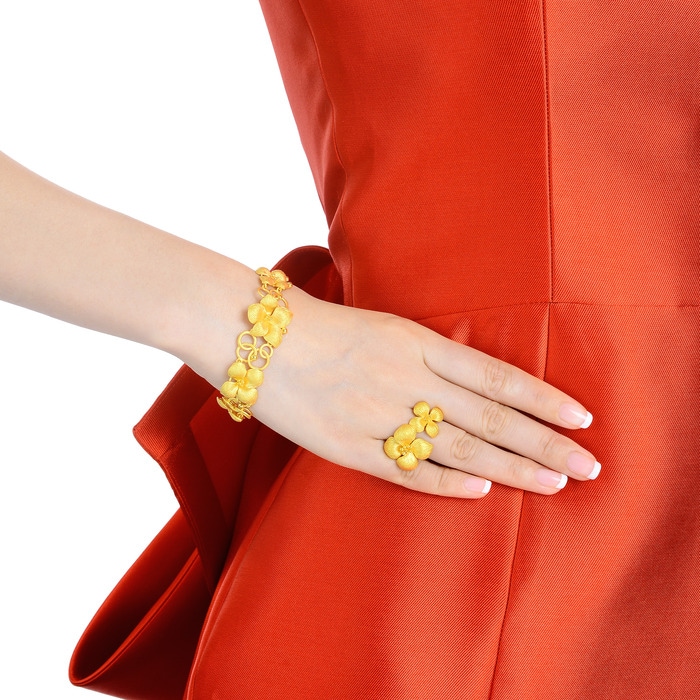 999.9黃金 手鍊 | 周生生珠寶 | 生生有囍 | 84306B - 2