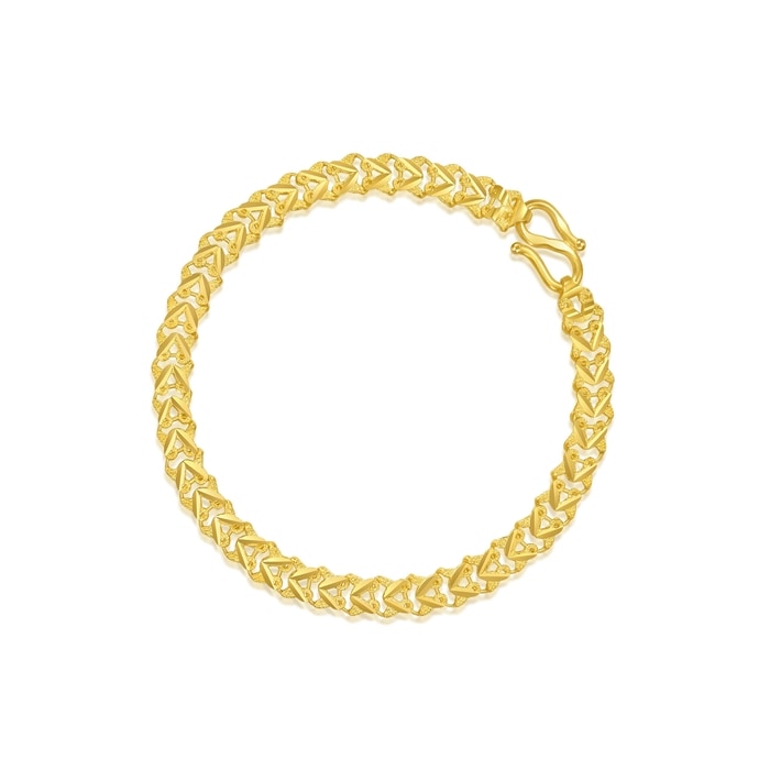999.9 Gold Bracelet | 84930B(17 cm/~0.293 tael) | Chow Sang