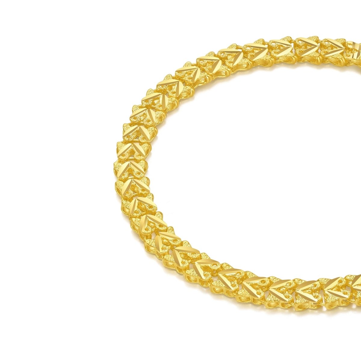 999.9 Gold Bracelet | 84930B(17 cm/~0.291 tael) | Chow Sang