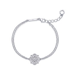 「館藏浪漫」18K白色黃金手鍊