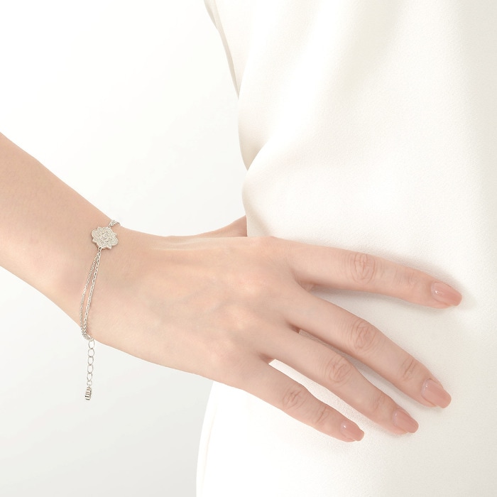 18K白色黄金 手鍊 | 周生生珠寶 | 85662B - 2