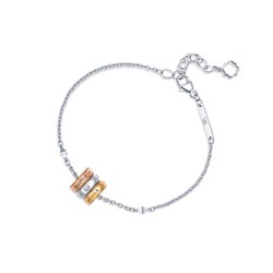 'Bless' 18K Gold Diamond Bracelet