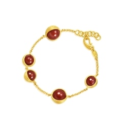 999.9 黃金瑪瑙手鍊