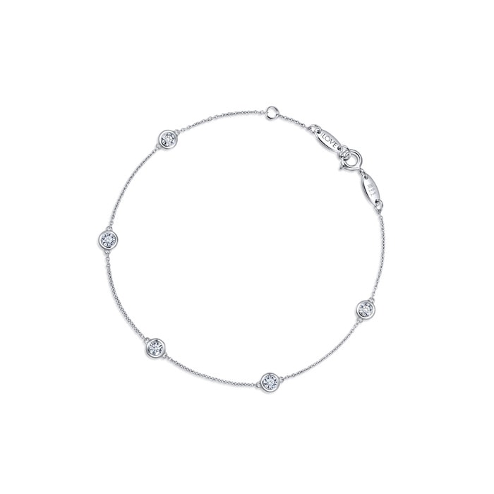18K White Gold Bracelet | Chow Sang Sang Jewellery | 86530B - 1