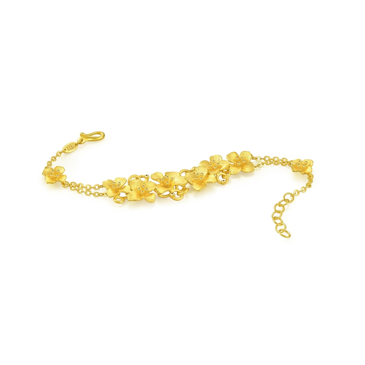 希少　コラボ　Velvet Lounge× kariang bracelet 999.9 Gold Bracelet | 84932B(17 cm/~0.341 tael) | Chow Sang