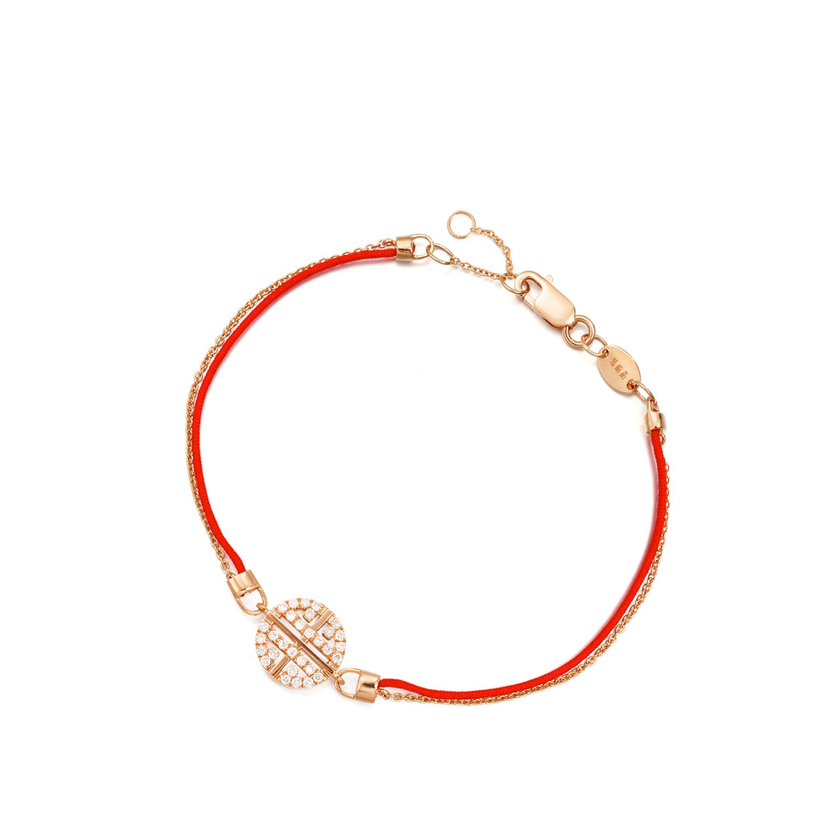 Wrist Play「腕玩」 - 「吉祥系列」18K黃金鑽石手鍊| 87837B(17厘米/約0.054兩) | 周生生官方網上珠寶店