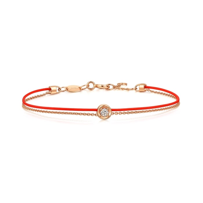 18K玫瑰金 手鍊 | 周生生珠寶 | 88380B - 4