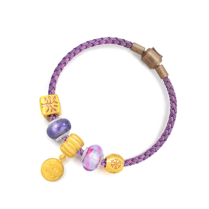 999黃金 手鍊 | 周生生珠寶 | 88451B - 1