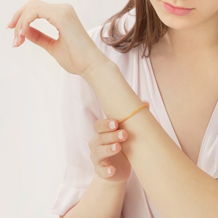 Solid Gold Bracelet | Chow Sang Sang Jewellery | Essence | 90193B - 3