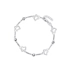 950 Platinum Cats Bracelet
