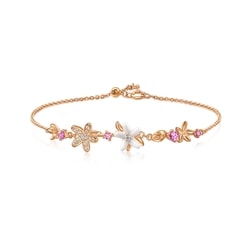 'The Art of Romance' 18K Rose Gold Diamond Bracelet