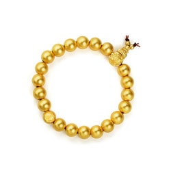 「東方古祖」999.9 黃金佛珠間菩提手鍊