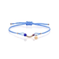 'Cosmos' 18K Rose Gold Lapis Lazuli Bracelet