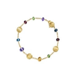 'Africa' 18K Yellow Gold Citrine Bracelet