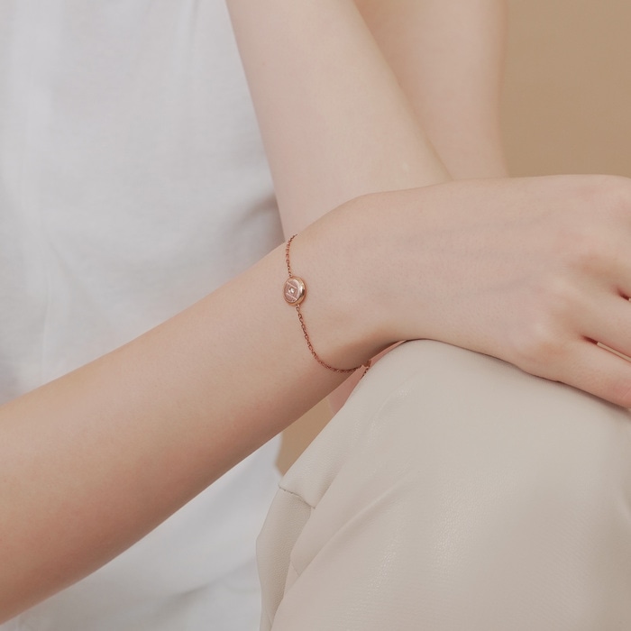 18K玫瑰金 手鍊 | 周生生珠寶 | 91010B - 3