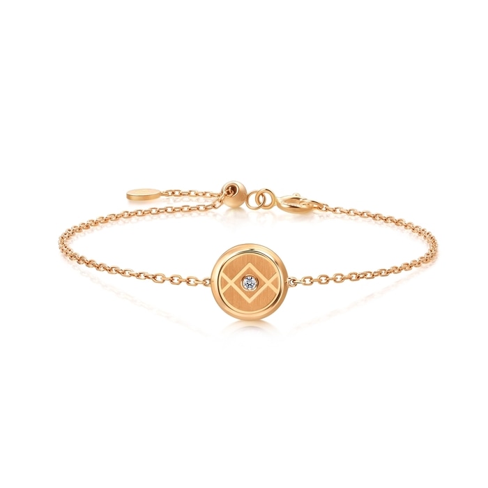 18K Rose Gold Bracelet | Chow Sang Sang Jewellery | 91011B - 4