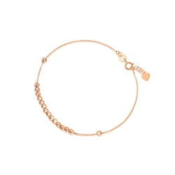 18K紅色黃金手鍊