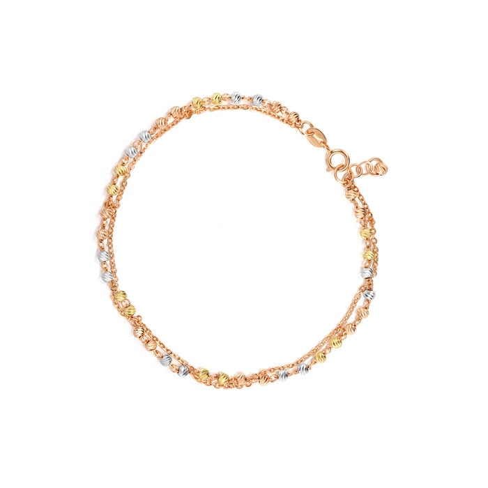 18K三色或以上分色黃金 手鍊 | 周生生珠寶 | 薄荷系列 | 91150B - 1