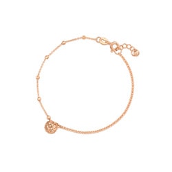 18K Red Gold Hollow-Carved Bracelet