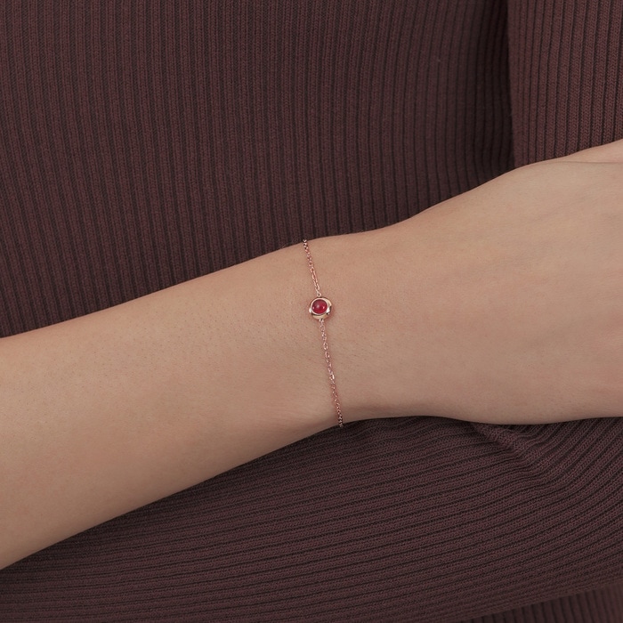 18K玫瑰金 手鍊 | 周生生珠寶 | 91237B - 2