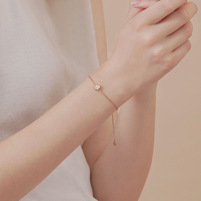 18K玫瑰金 手鍊 | 周生生珠寶 | 91237B - 3