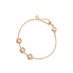 'Timeless' 18K Rose Gold Mother of Pearl Bracelet