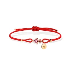 'Form' 18K Rose Gold Pink Tourmaline Bracelet