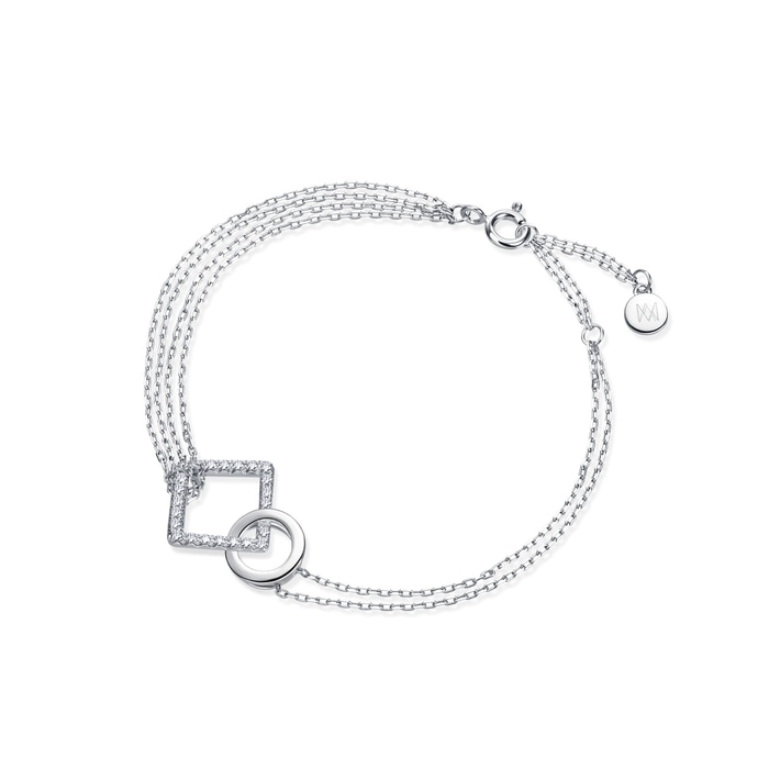 18K White Gold Bracelet | Chow Sang Sang Jewellery | 91463B - 1