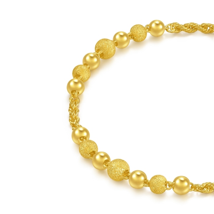 999.9 Gold Bracelet | 91537B(18 cm/~0.253 tael) | Chow Sang