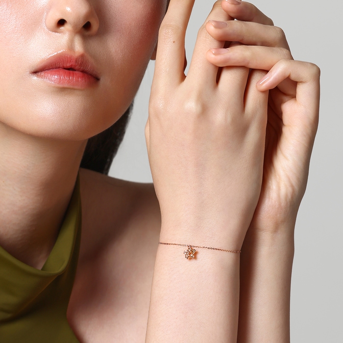 18K玫瑰金 手鍊 | 周生生珠寶 | 薄荷系列 | 91600B - 2