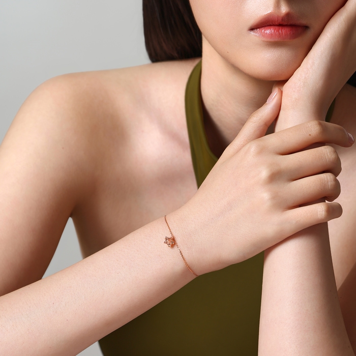 18K玫瑰金 手鍊 | 周生生珠寶 | 薄荷系列 | 91600B - 3