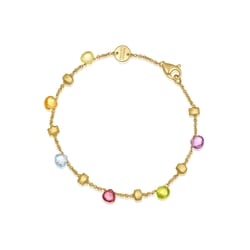 'Paradise' 18K Yellow Gold Amethyst Bracelet