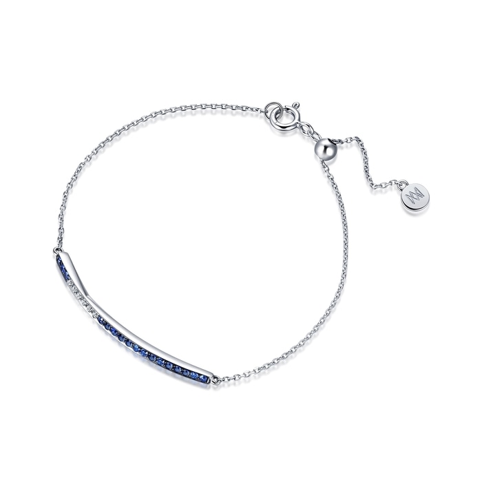 18K White & Black Gold Bracelet | Chow Sang Sang Jewellery | 91783B - 4