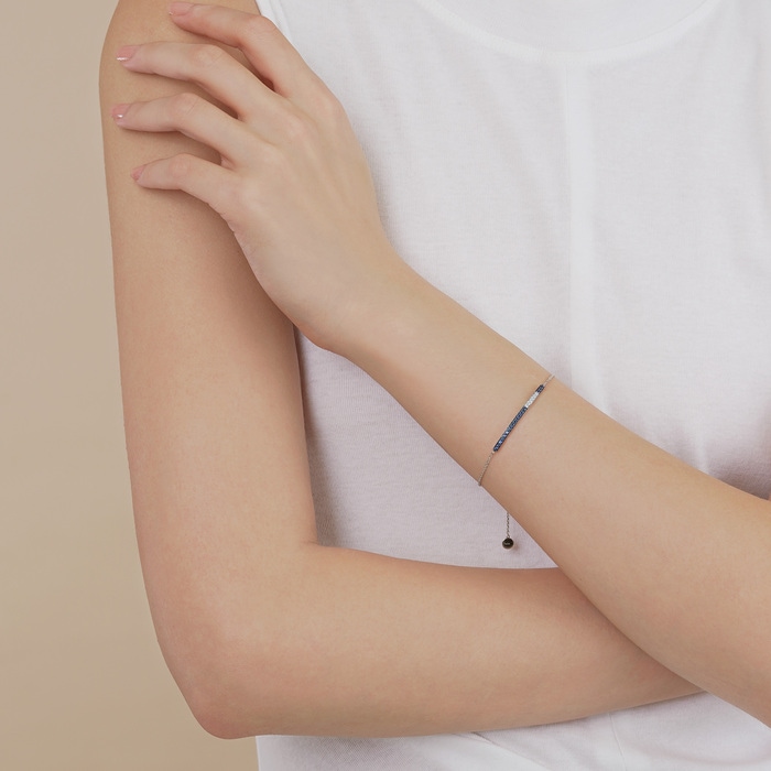 18K White & Black Gold Bracelet | Chow Sang Sang Jewellery | 91783B - 3