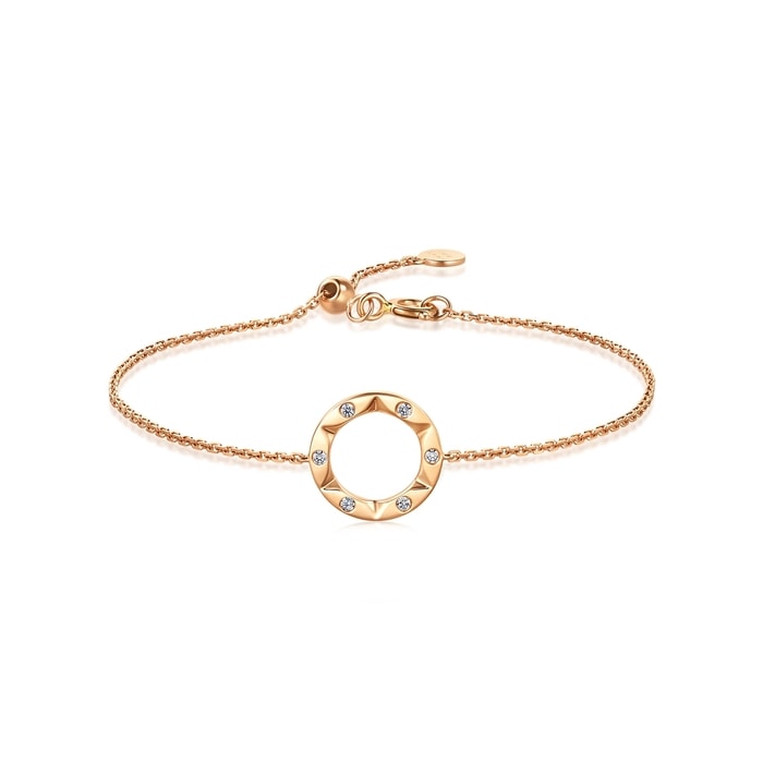 18K Rose Gold Bracelet | Chow Sang Sang Jewellery | 91985B - 1