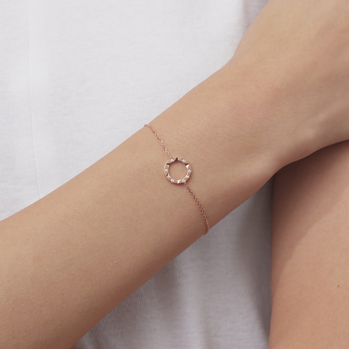 18K Rose Gold Bracelet | Chow Sang Sang Jewellery | 91985B - 2