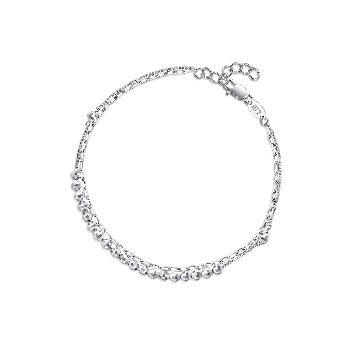 950鉑金手鍊| 92018B(19厘米/約0.124兩) | 周生生官方網上珠寶店