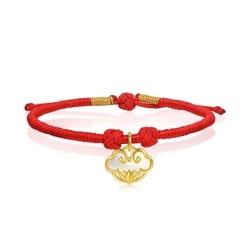 999.9 Gold Ruyi Lock Bracelet