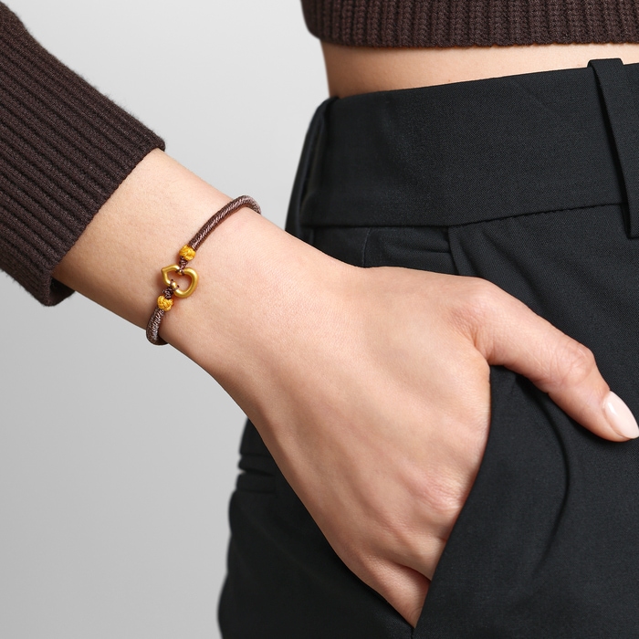 Solid Gold Bracelet | Chow Sang Sang Jewellery | Cultural Blessings | 92054B - 2