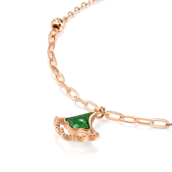 18K玫瑰金 手鍊 | 周生生珠寶 | 薄荷系列 | 92255B - 5