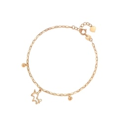 18K玫瑰金獨角獸手鍊