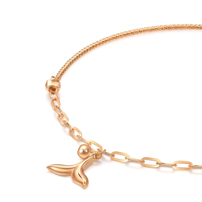 18K玫瑰金 手鍊 | 周生生珠寶 | 薄荷系列 | 92257B - 5