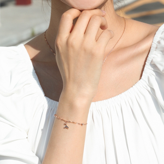 18K玫瑰金 手鍊 | 周生生珠寶 | 薄荷系列 | 92257B - 3